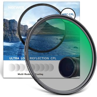 Filtru polarizant și filtru UV Neewer CLP HD 82 mm, design subțire, MRC