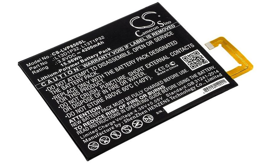 Baterie pro Lenovo Tab 2 A8-50, Lenovo Tab 2 A8-50f, (ekv. Lenovo L13D1P32), 4200 mAh
