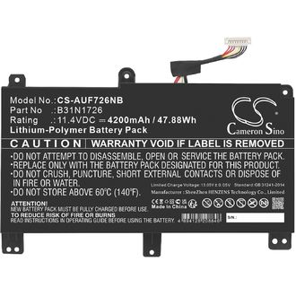 Baterie pentru Asus Tuf Gaming A15, A17, Tuf Gaming F15, F17 și altele, 4200 mAh, Li-Ion