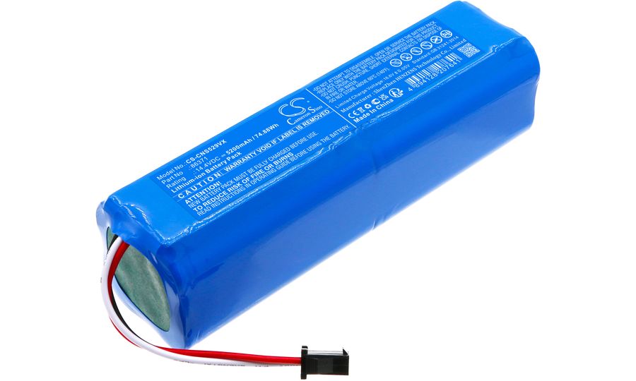 Akkumulátor a Cecotec Conga 5290, Conga 8290, 5200 mAh, Li-Ion akkumulátorhoz