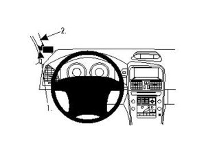 Brodit ProClip Halterung für Volvo XC60 09-17, links an Säule