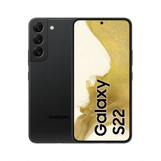 Samsung Galaxy S22 5G 8GB/128GB, negru, expus în magazin