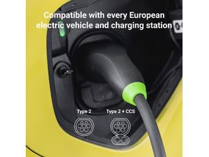 Green Cell GC Snap cablu de încărcare pentru vehicule electrice Type2 11kW 3x16A 5m
