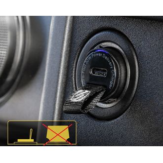 Scosche PowerVolt MFi autonabíječka, 30W, Power Delivery 3.0
