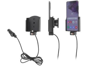 Brodit Autohalterung für Samsung Galaxy S20 Plus, ohne Gehäuse, mit Zigarettenanzünder/USB-Ladung