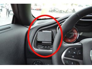 Brodit ProClip montážní konzole pro Dodge Challenger 15-23, vlevo na mřížku