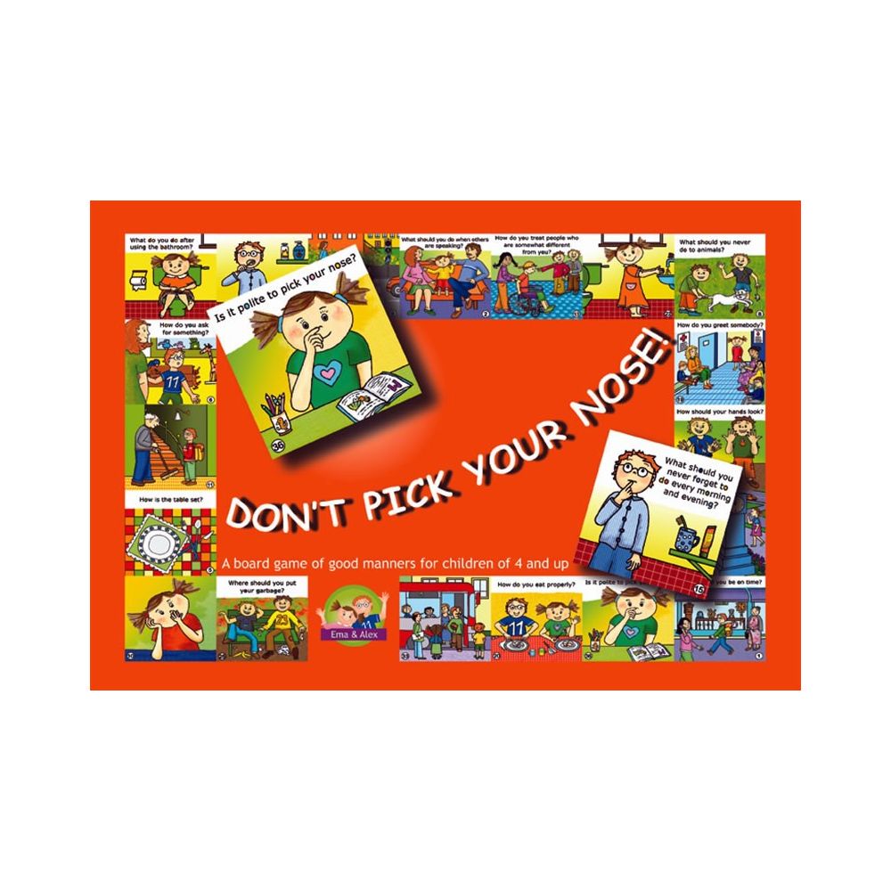 Hra Don't pick your nose! A Board Game Of Good Manners (En) Sunnysoft