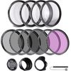 Accesoriu Neewer și kit de lentile MAKRO pentru obiectivul cu bază de filtru de 52 mm