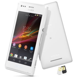 Sony Xperia M dual - fehér