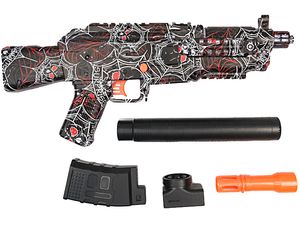Sunny Blaster AK-47, Wasser-Gel-Pellet-Sturmgewehr mit Zubehör, schwarz