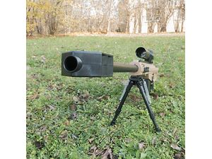 Sunny Blaster Barret, vízzselés mesterlövész puska tartozékokkal, homok álcázás