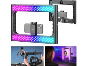 Neewer A111 II RGB LED Videostabilisierungskäfig für Smartphones mit BT-Trigger