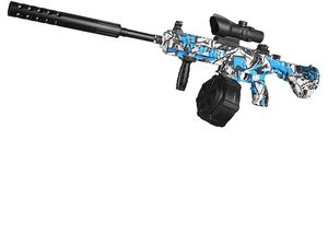 Sunny Blaster M416-DG, pistol cu bile cu gel de apă cu accesorii, albastru