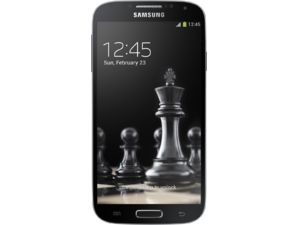 Samsung GALAXY S4 i9506 LTE cat. 4, Fekete kiadás, műbőr hátlap