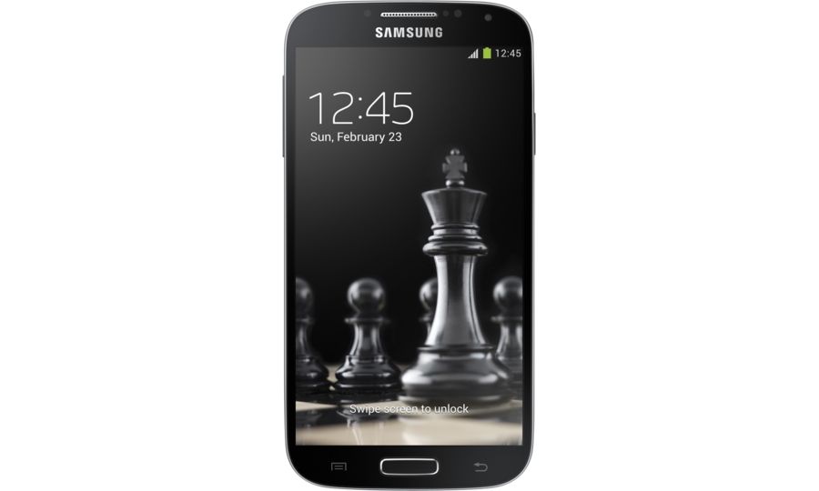 Samsung GALAXY S4 i9506 LTE cat. 4, Fekete kiadás, műbőr hátlap