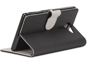 Case Mate flipové pouzdro Stand Folio pro Sony Xperia M2, černá