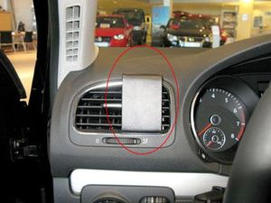 Brodit Suport de montare ProClip pentru Volkswagen Golf VI 09-12/Golf VI Variant 10-12, stânga pe grilă
