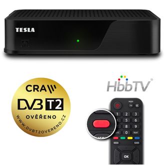 TESLA HYbbRID TV T200 receptor T2 HEVC H.265 cu HbbTV