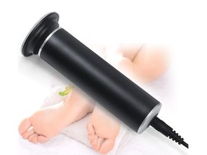 Îndepărtător electronic de piele moartă pentru picioare, în priză, negru