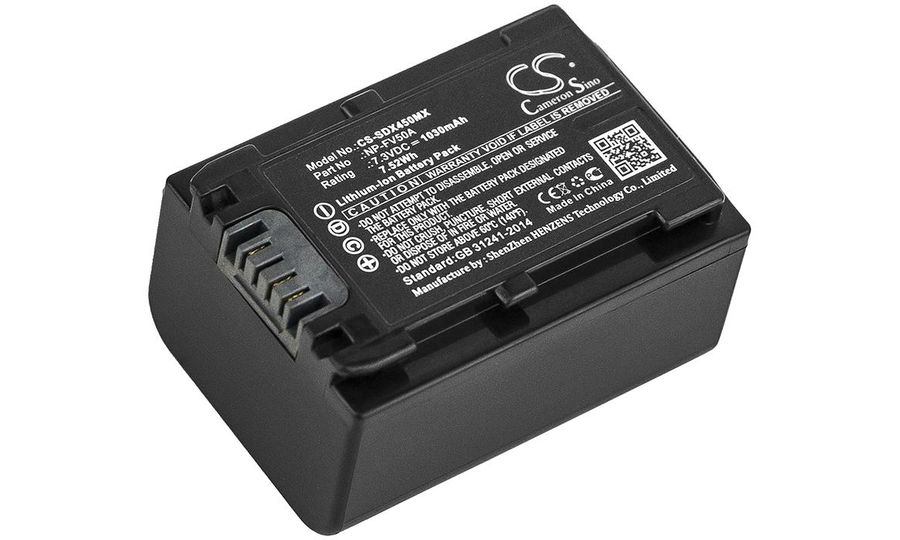 Baterie pro Sony FDR-AX33,40,45,53,60,700,P33/HDR-CX450,625, 1030mAh, Li-Ion