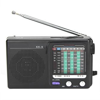 Baijiali KK9, radio retro, negru