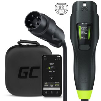 Green Cell Habu 2in1 Smart Mobile EV Charger 11kW 7m Mobile EV Charger 11kW 7m Mobile EV Charger