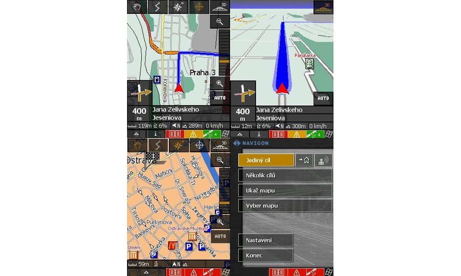 Navigon Mobile Navigator 4 - ČR, Evropa