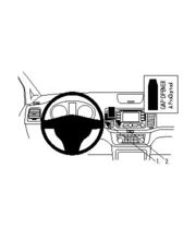 Brodit Монтажна скоба ProClip за Volkswagen Sharan 11-22/Seat Alhambra 11-19, централна лява