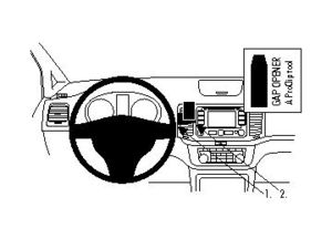 Brodit Монтажна скоба ProClip за Volkswagen Sharan 11-22/Seat Alhambra 11-19, централна лява
