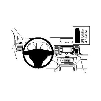Brodit Монтажна скоба ProClip за Volkswagen Sharan 11-22/Seat Alhambra 11-19, централна дясна част