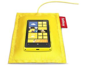 Nokia polštářek (Fatboy) pro bezdrátové dobíjení DT-901 - Nokia Lumia 920/820, žlutá