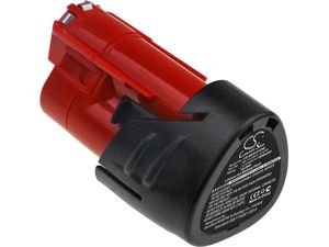 Akkumulátor Milwaukee M12 BDDX-202X és másokhoz (pl. C12 B, C12 BX, M12, M12 B2), 12V, 1,5 Ah,