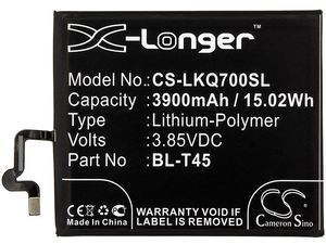 Akkumulátor LG K50s, K51, Q70 és másokhoz, 3900 mAh, Li-Ion