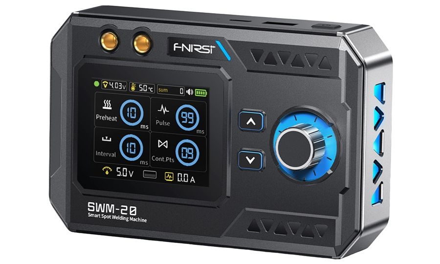 FNIRSI SWM-20 Akku-Punktschweißgerät, 1200 A, Doppelimpuls
