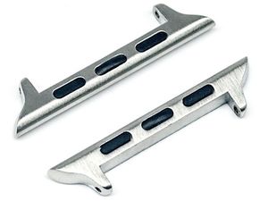 Mobilly adaptér řemínku 22 mm na hodinky Apple Watch 38/40/41 mm, stříbrná