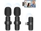 PULUZ microfon de revers cu condensator wireless, USB-C