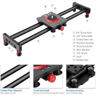 Neewer slider 40, carbon