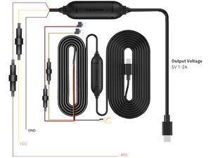 DDpai Hardwire Kit für die Stromversorgung von Kameras im Parkmodus