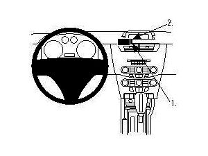 Brodit ProClip tartókonzol Ford Focus 08-11
