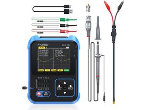 FNIRSI DSO-TC3 Osciloscop digital portabil, tester de tranzistori, generator de semnal 3in1, ecran de 2,4"