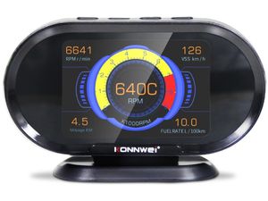 Konnwei KW206, přídavný palubní počítač + OBDII diagnostika pro čtení a mazání chyb