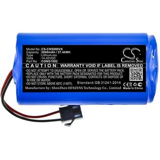 Батерия за Cecotec Conga 999, Cecotec Conga 1190 (еквивалент на Cecotec CONG1002), 2600 mAh