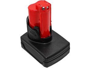 Acumulator pentru Milwaukee M12 REDLITHIUM XC 4.0 (eq. M12 B3 XC, M12 B4 XC), 12 V, 6 Ah, Li-Ion