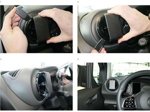 Brodit Монтажна скоба ProClip за Mercedes Benz Citan 22-24, отляво на вентилационната решетка