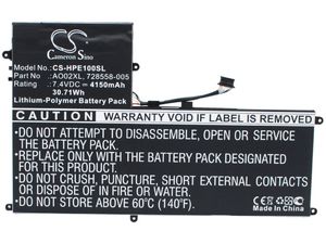 Acumulator pentru HP Elitepad 1000/Elitepad 1000 G2/Ultrabook Ao02xl Series, 4150 mAh, Li-Pol