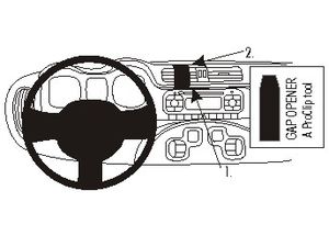 Brodit ProClip montážní konzole pro Fiat Panda 13-21, na střed