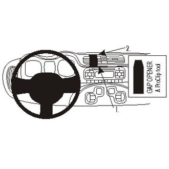 Brodit ProClip montážní konzole pro Fiat Panda 13-21, na střed