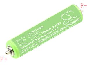 Akku für Braun 1000/180/2000/3000/4735/5411/Cruzer1/Cruzer Z20, und andere, 700 mAh, Ni-MH