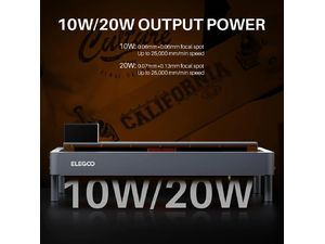 ELEGOO Laser Engraver & Cutter (20W) + starter kit 2
