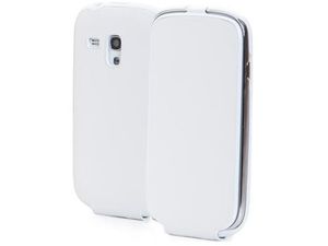 Skórzane etui ANYMODE typu książka dla Samsung Galaxy S4, białe